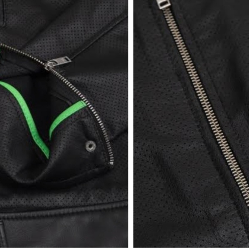 Mens Y-3 Mesh Motocycle Jacket